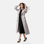 Women's Double Breasted Belted Trench Coat | Wadebridge_9