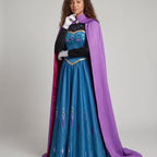 Women's Caped Embroidered Princess Costume Gown | Westmere_1