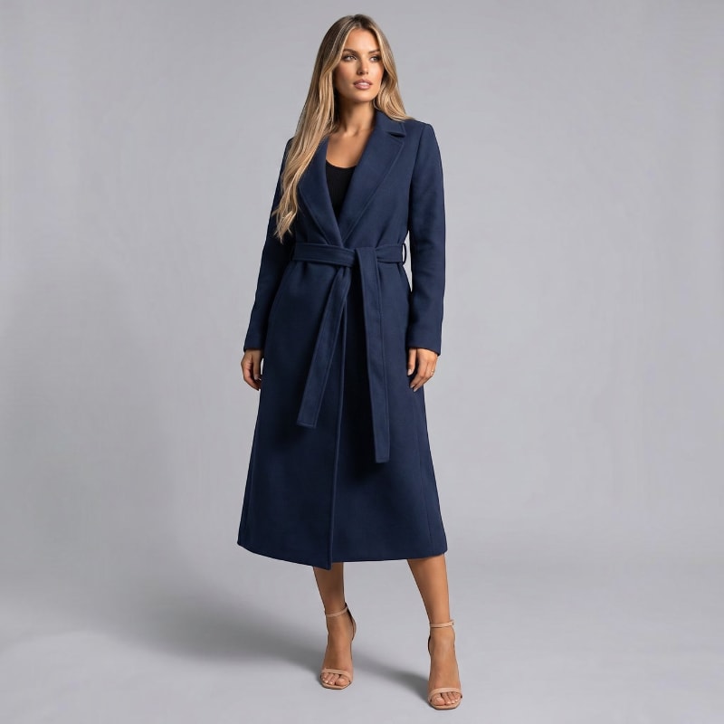 Women's Belted Longline Trench Coat | Tredinnick_3