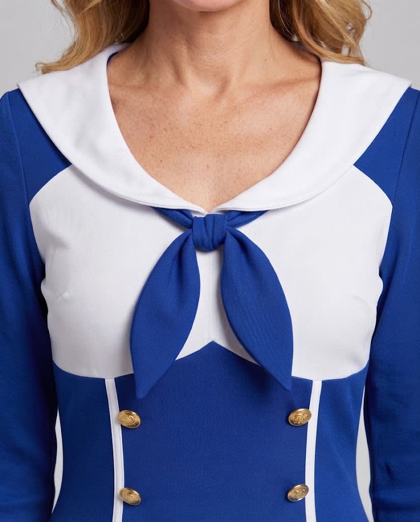 Women's Nautical Sailor Costume Dress | Eversholt_3