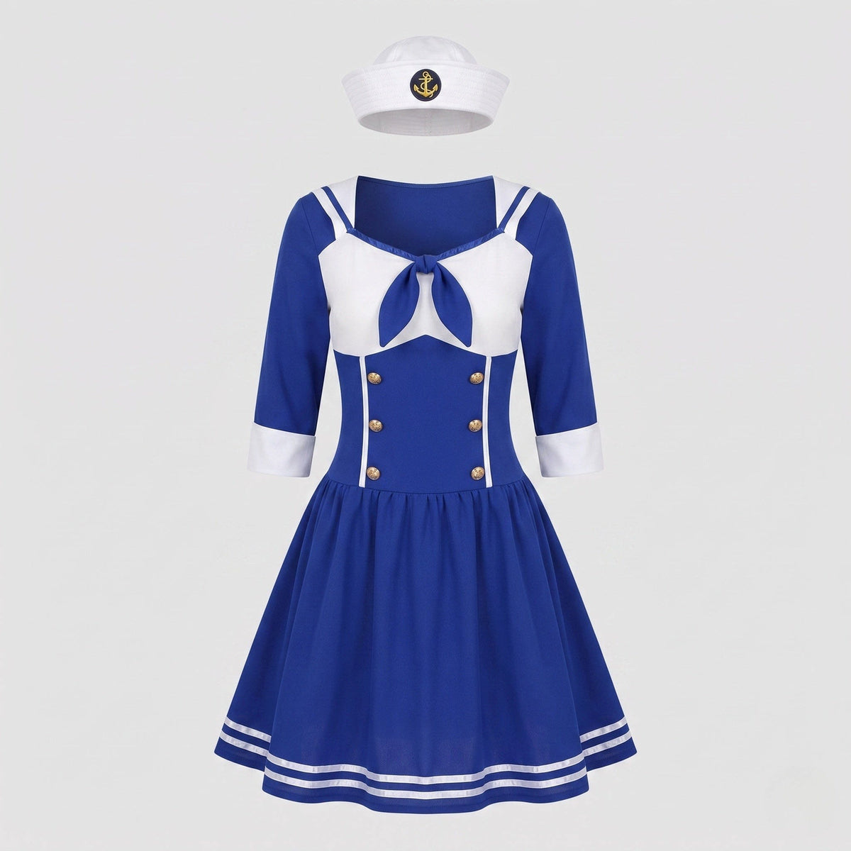 Women's Nautical Sailor Costume Dress | Eversholt_4