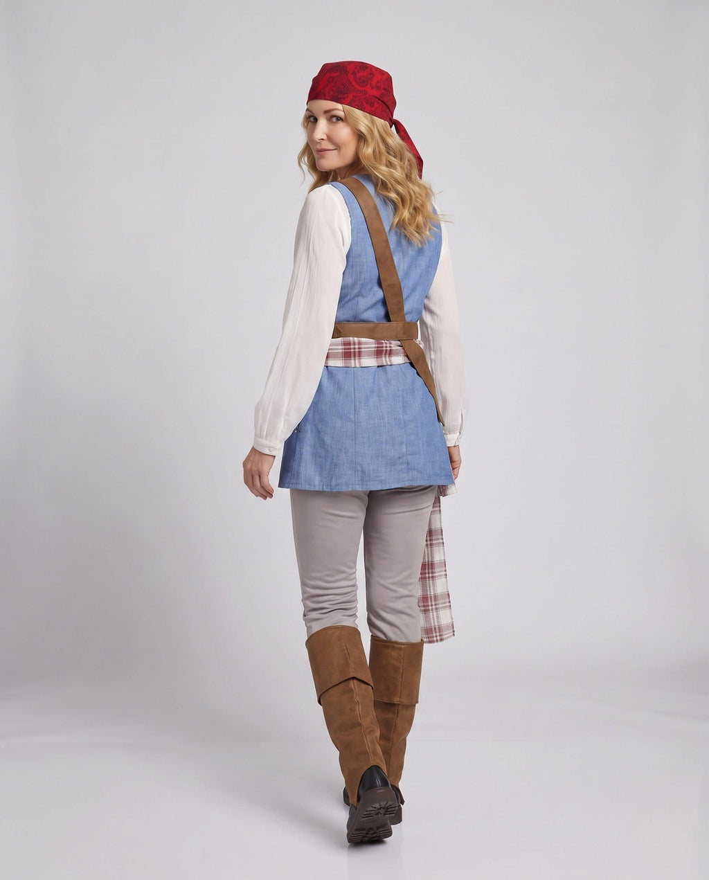 Women's Belted Layered Pirate Costume Set | Glaisdale_3