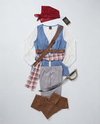 Women's Belted Layered Pirate Costume Set | Glaisdale_4