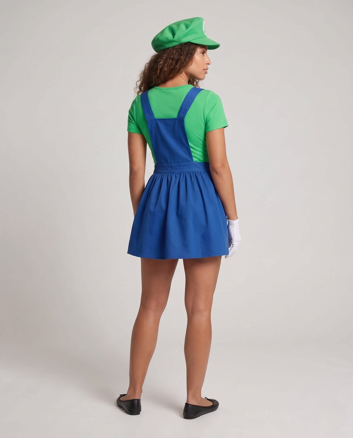 Women's Overall Dress and Cap Costume Set | Oxenhope_3