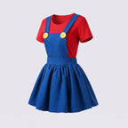 Women's Overall Dress and Cap Costume Set | Oxenhope_4