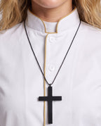 Women's Gold Trim Priest Halloween Costume Jacket | Tilbrook_3