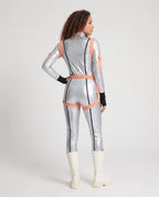 Women's Fitted Metallic Space Costume Jumpsuit | Rowsley_3