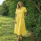 Women's Striped Midi Shirt Dress | Alverstone_6