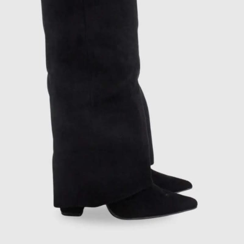 Women's Suede Knee High Boots | Corisande_1