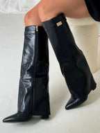 Women's Suede Knee High Boots | Corisande_15
