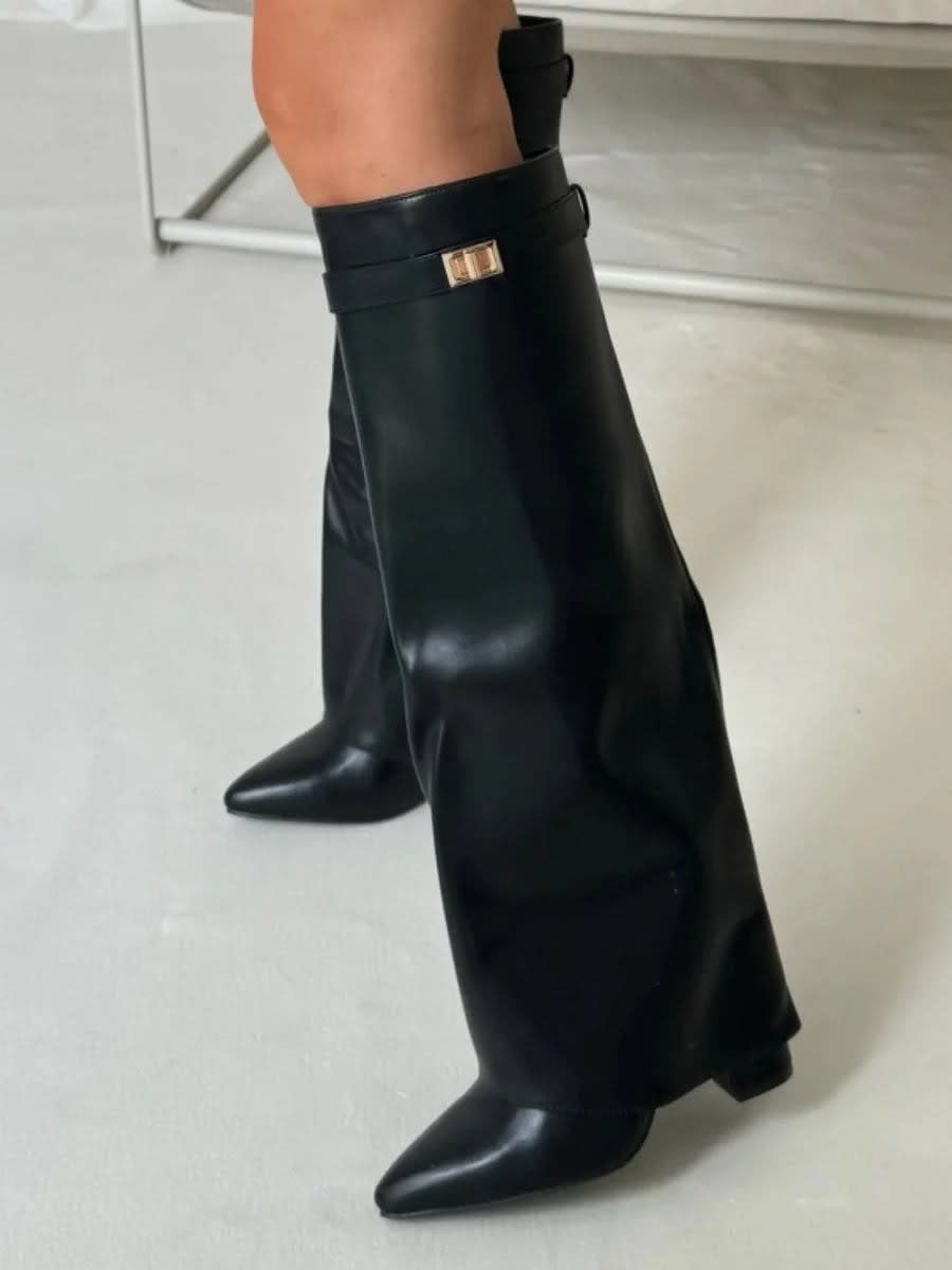 Women's Suede Knee High Boots | Corisande_16