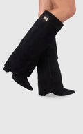 Women's Suede Knee High Boots | Corisande_2