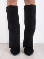 Women's Suede Knee High Boots | Corisande_5