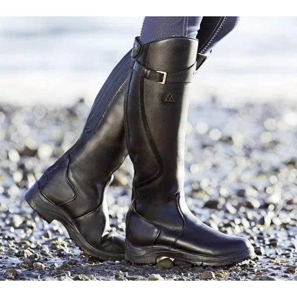 Women's Waterproof Leather Riding Boots | Belinda_4