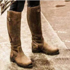 Women's Waterproof Leather Riding Boots | Belinda_5