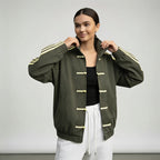 Women's Oversized Retro Track Jacket | Rothbury_19