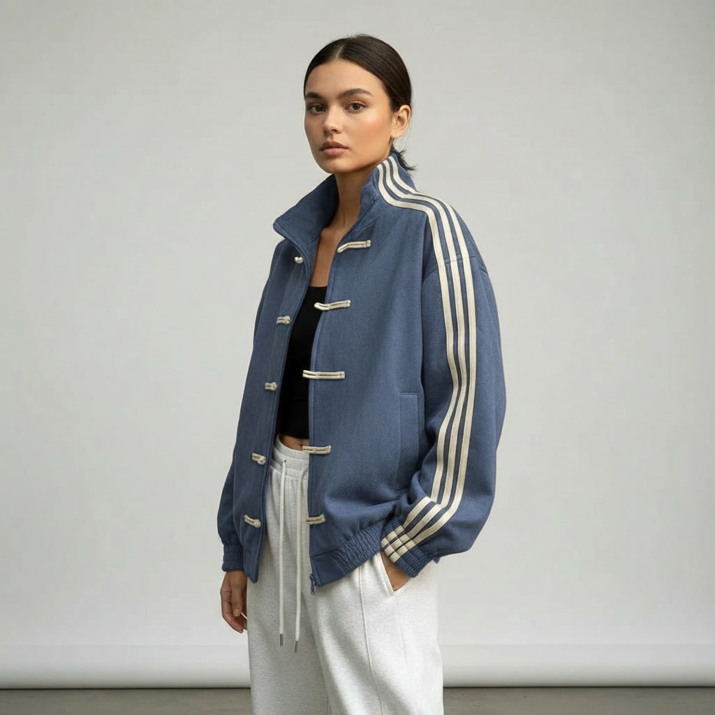 Women's Oversized Retro Track Jacket | Rothbury_2