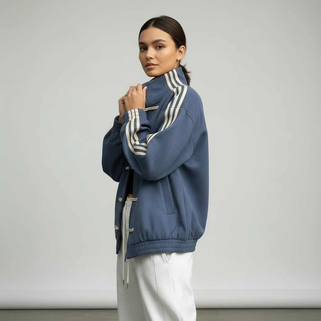 Women's Oversized Retro Track Jacket | Rothbury_3