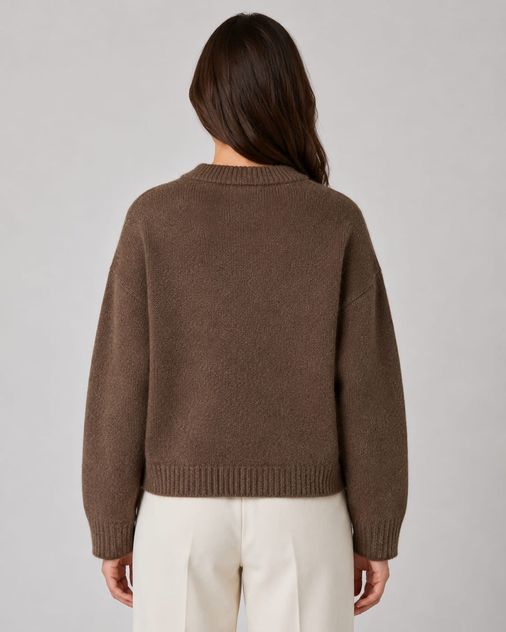 Women's Cropped Patch Pocket Cardigan | Delaney_2