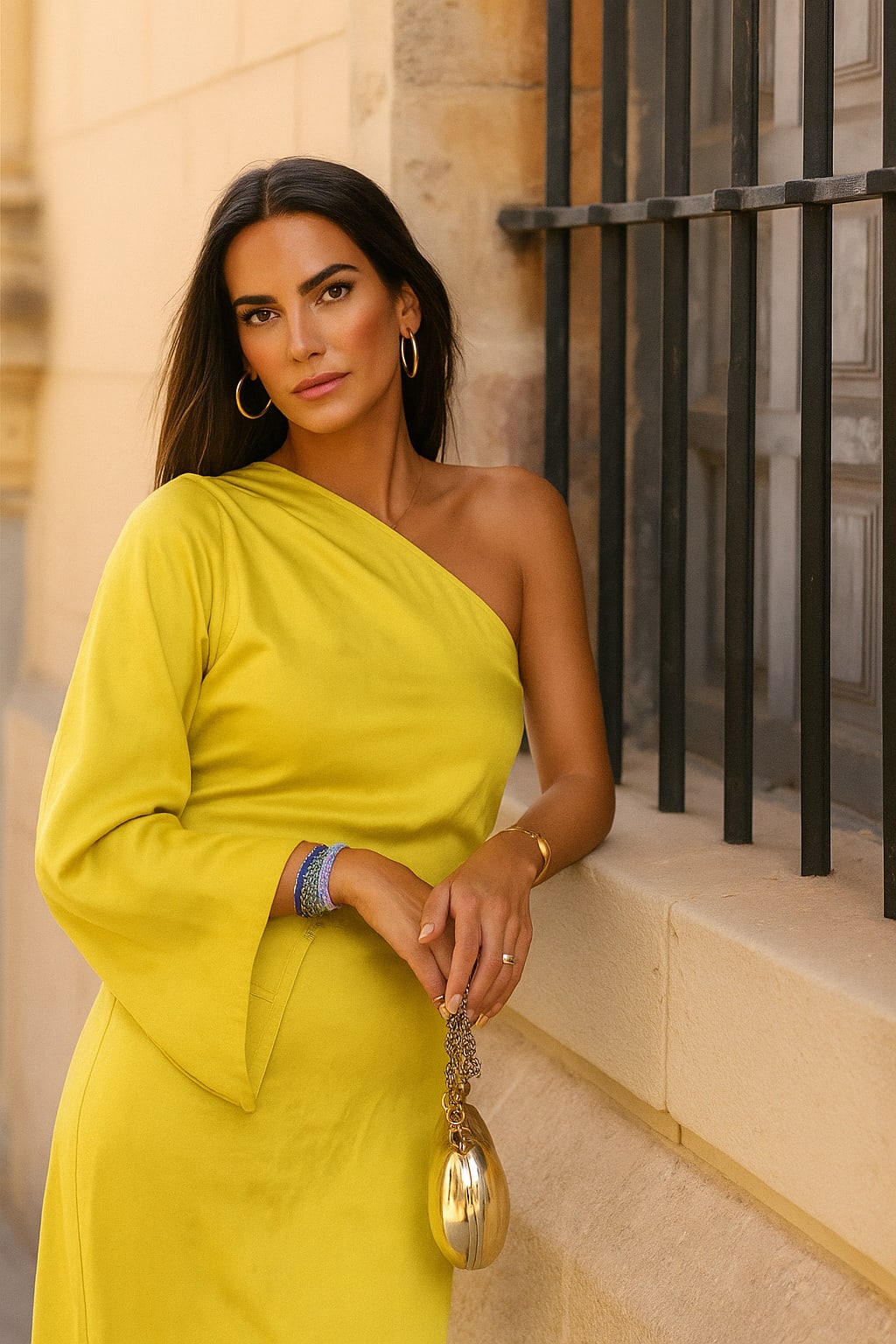 Women's One Shoulder Ruched Midi Dress | Allerdale_3